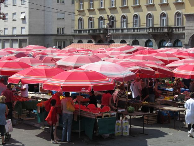 Dolac Markets - Zagreb Croatia 