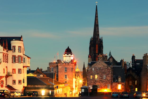 The Gothic Spire of the Hub, a venue for the Edinburgh International Festival