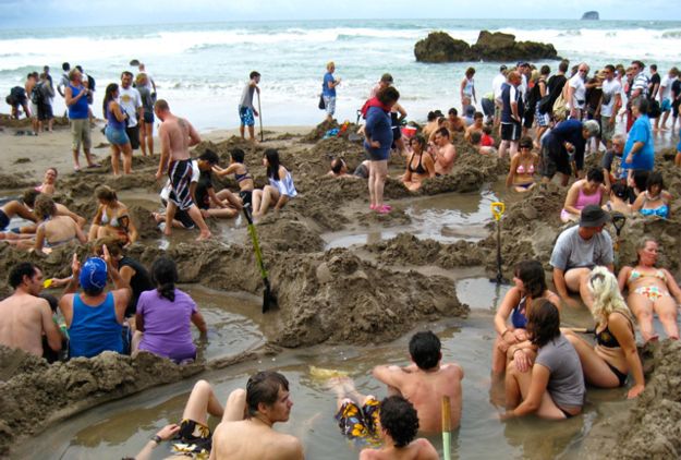 Hot Water Beach New Zealand
