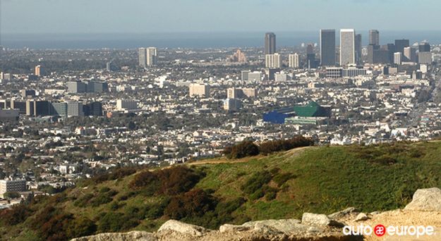 Runyon Canyon LA Skyline