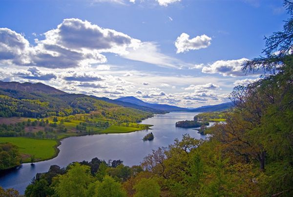 A View Near Pitlochry, at the end of the Highland Experience Itinerary