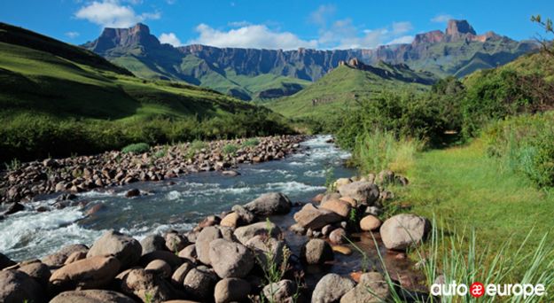 South Africa Safari Royal Natal Waterfall